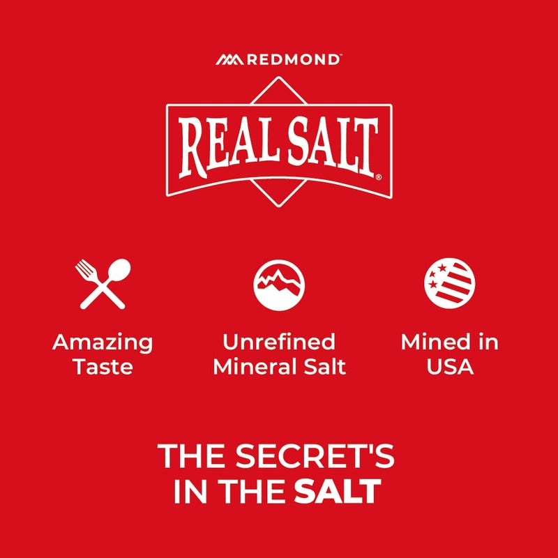 Redmond Real Salt - Natural Unrefined Sea Salt, 10oz Fine Shaker with 10oz Kosher Shaker - Image 4